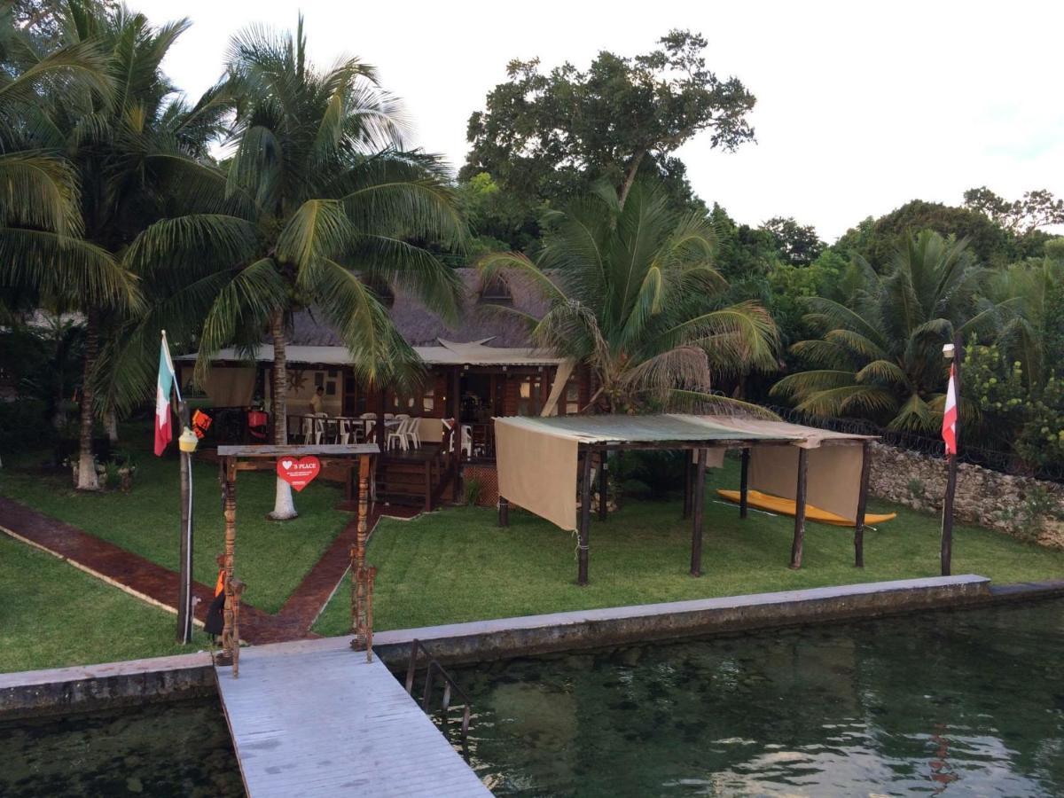 Coras Place Bacalar Lagoon Front المظهر الخارجي الصورة