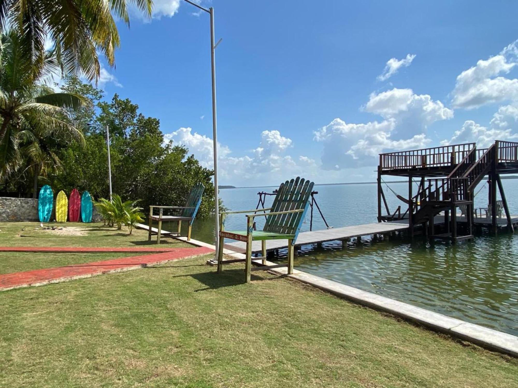 Coras Place Bacalar Lagoon Front المظهر الخارجي الصورة